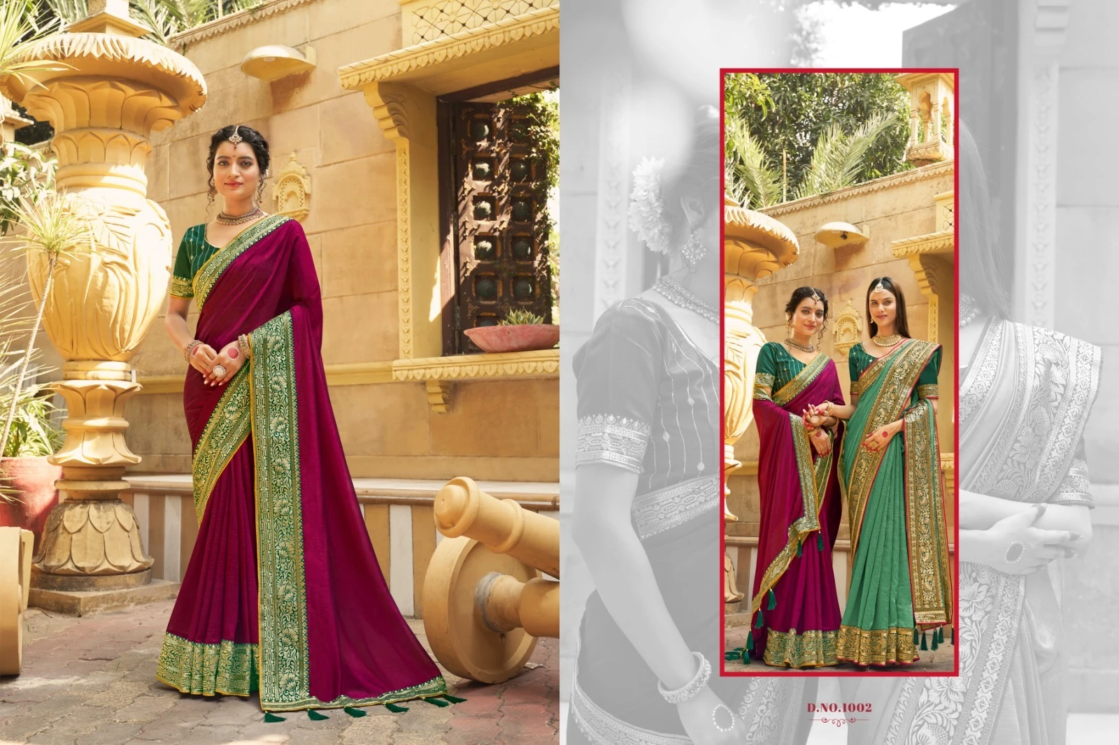 Suma Designer Manyta Vichitra Blooming Wholesale Fancy Sarees Catalog — Wholesale Sarees, MPA wholesale from Surat - Gallery Image 13